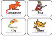 letter-Kk-mini-flashcards